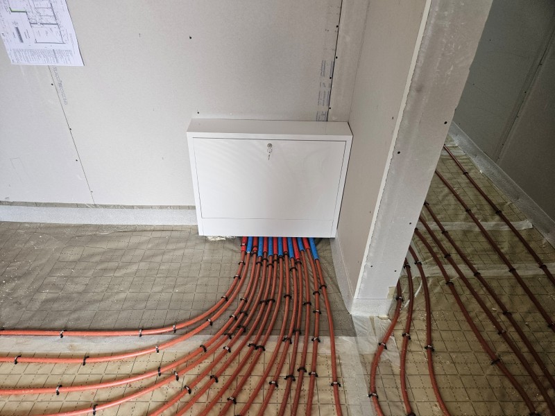 pose d'un plancher chauffant à yvetot