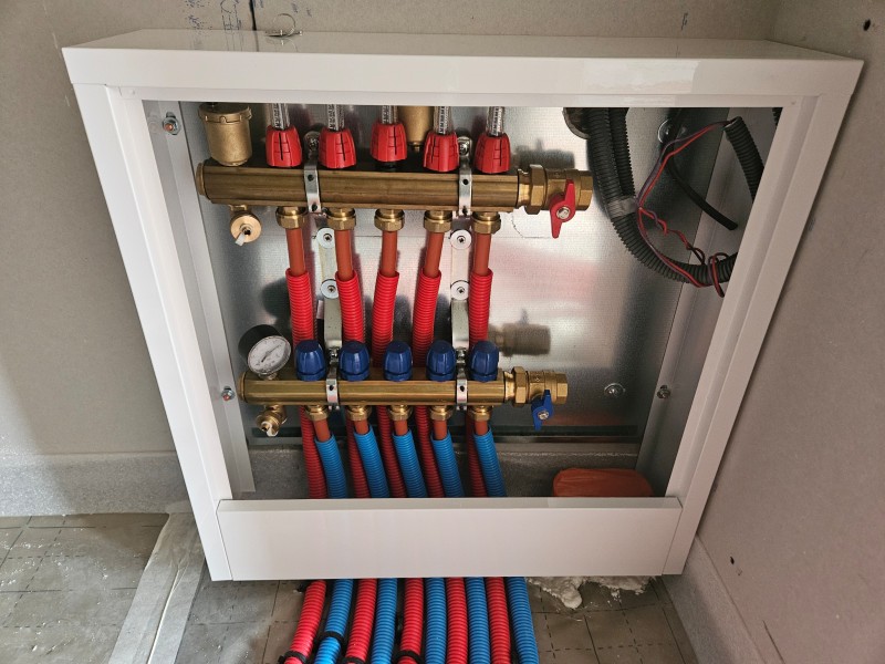 pose d'un plancher chauffant à yvetot